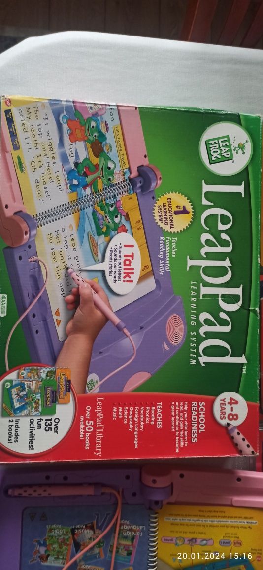 Leap PAD learning system- książki edukacyjne