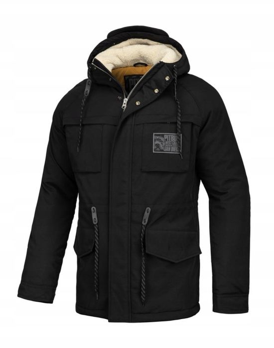Męska Kurtka zimowa Pitbull Gunner Parka Ciepła rozm od S do 3XL