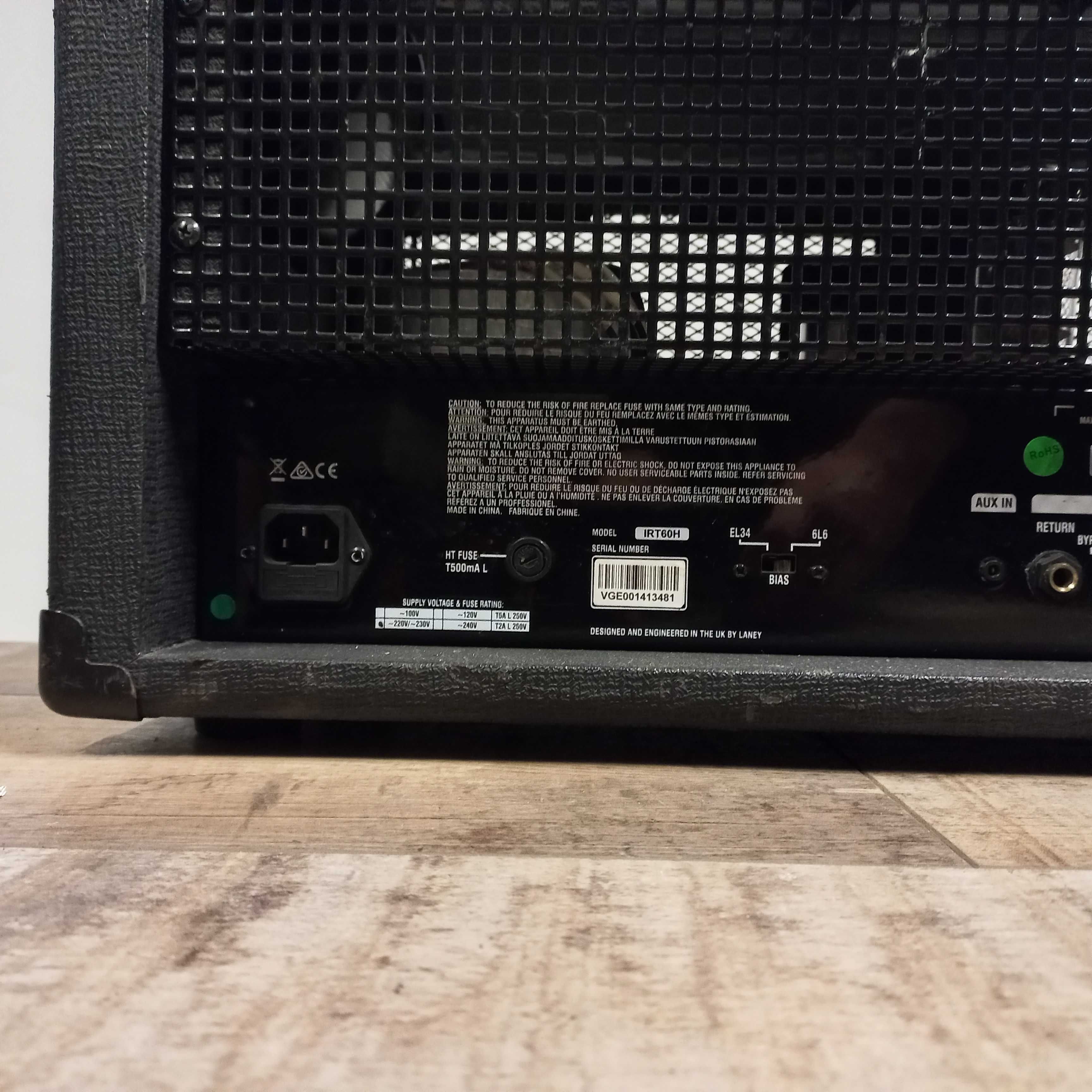 Laney Ironheart IRT60H lampowy head gitarowy zamiana
