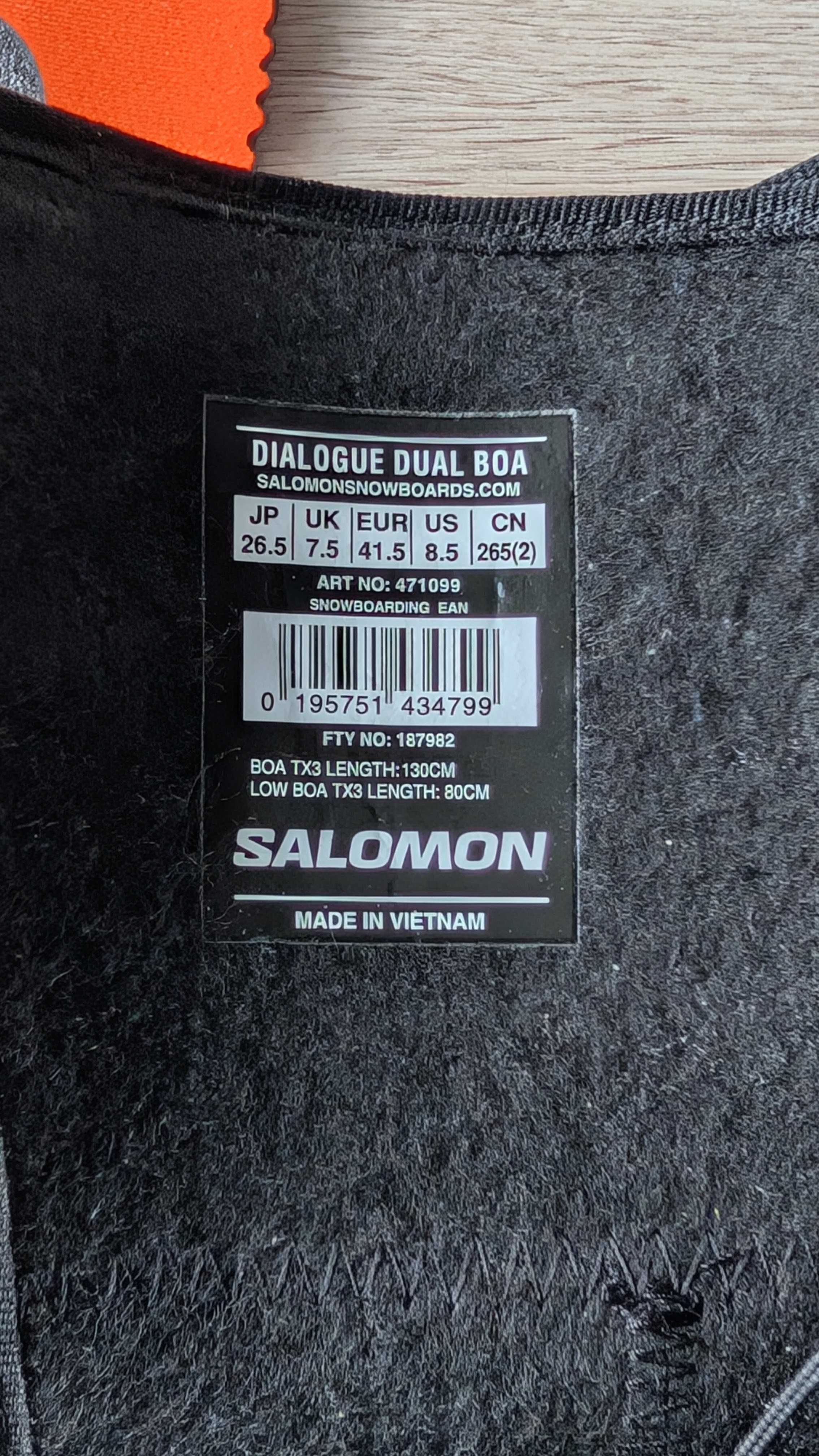 Buty snowboardowe Salomon Dialogue BOA 265mm