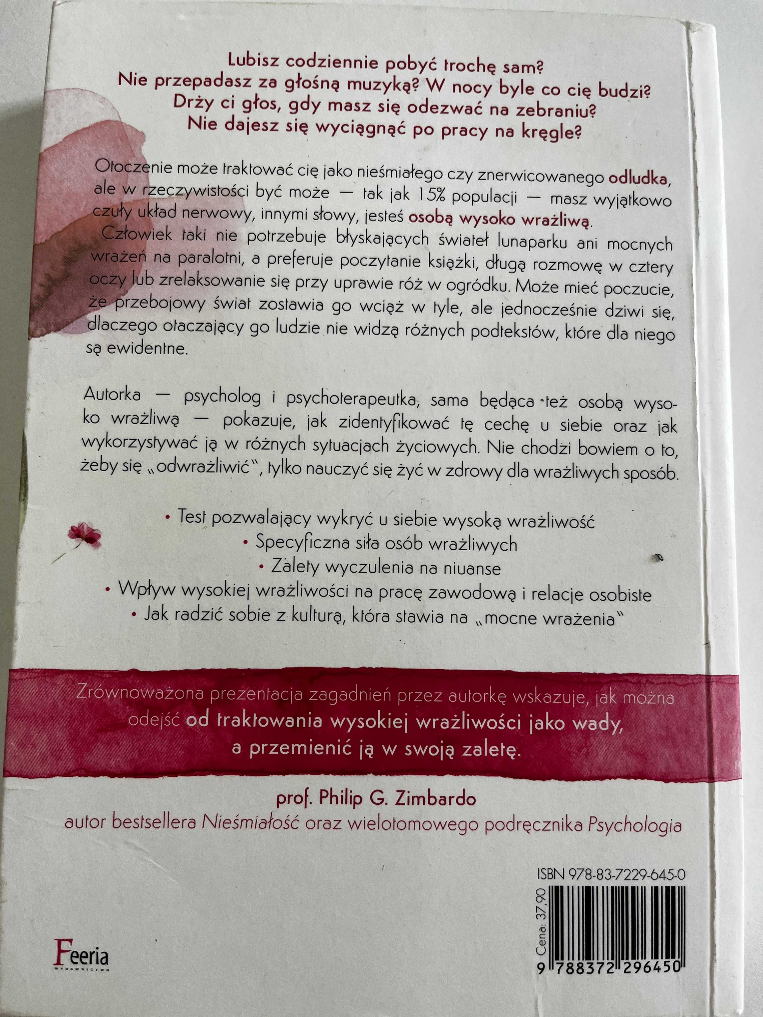 Książka "Wysoko Wrażliwi" Elaine N. Aron