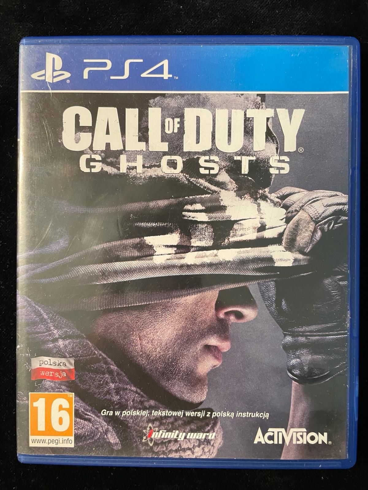 Gra Call of Duty Ghosts PL na PS4 PS5 - 3xPL stan BDB Po Polsku Unikat
