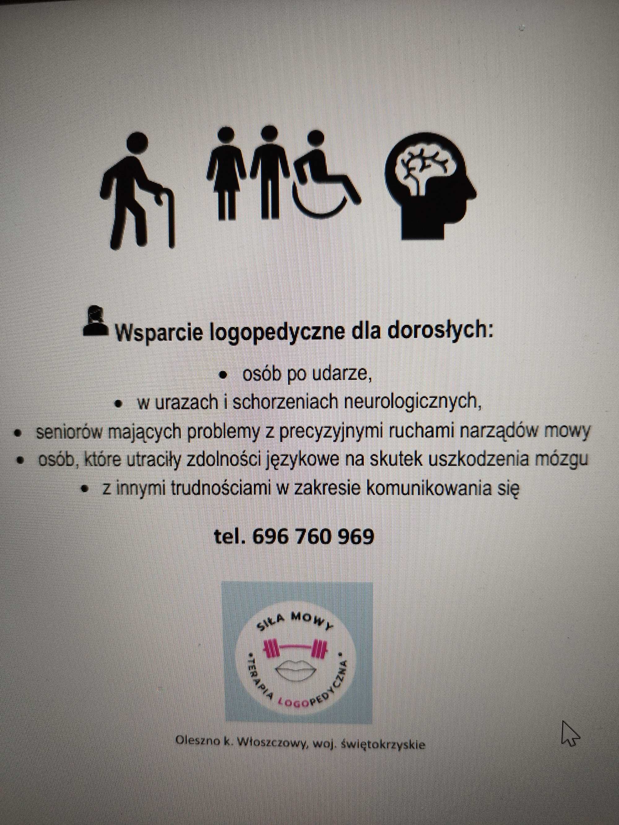 logopeda - zajęcia dla dorosłych, życzliwa atmosfera