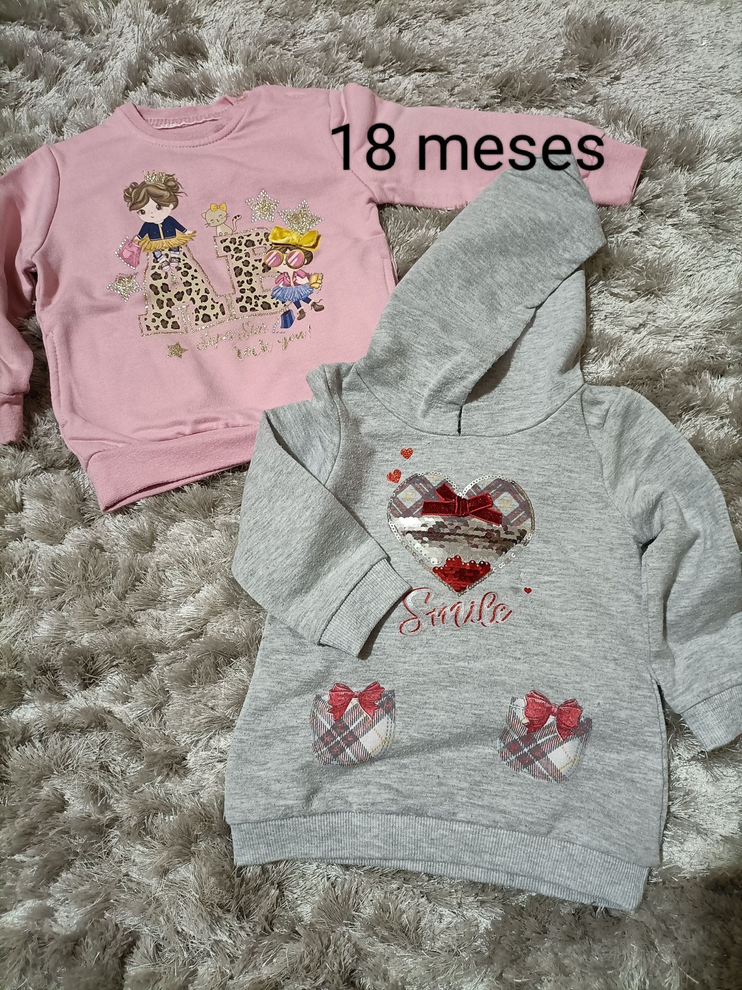 Lote de roupas de menina