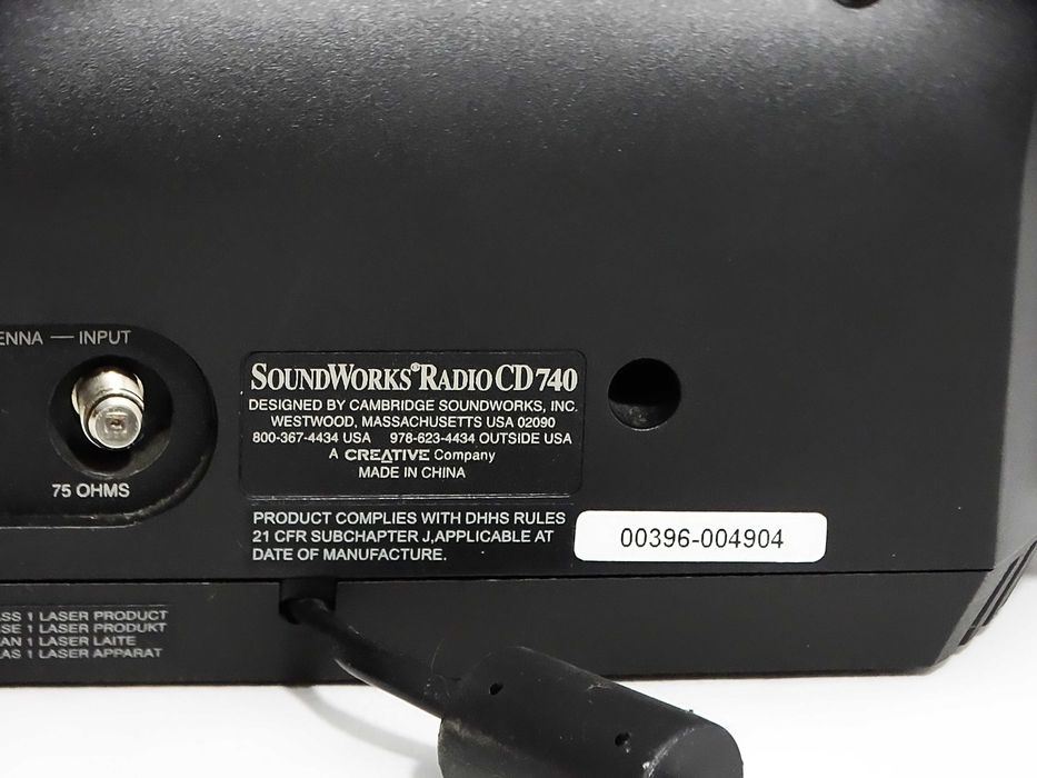 SoundWorks Radio CD 740 – zestaw stereo z radiem FM i odtwarzaczem CD