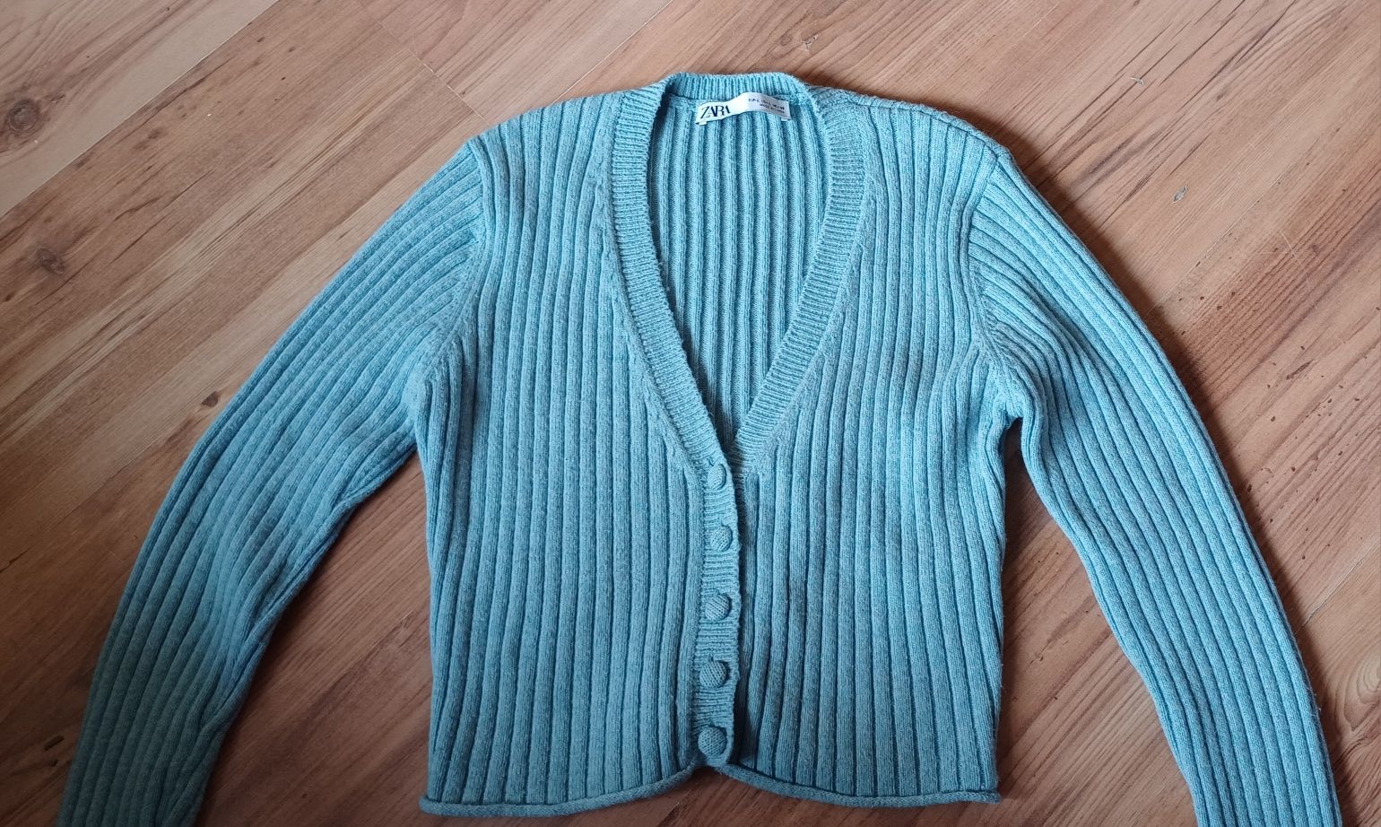 Niebieski sweterek Zara, M