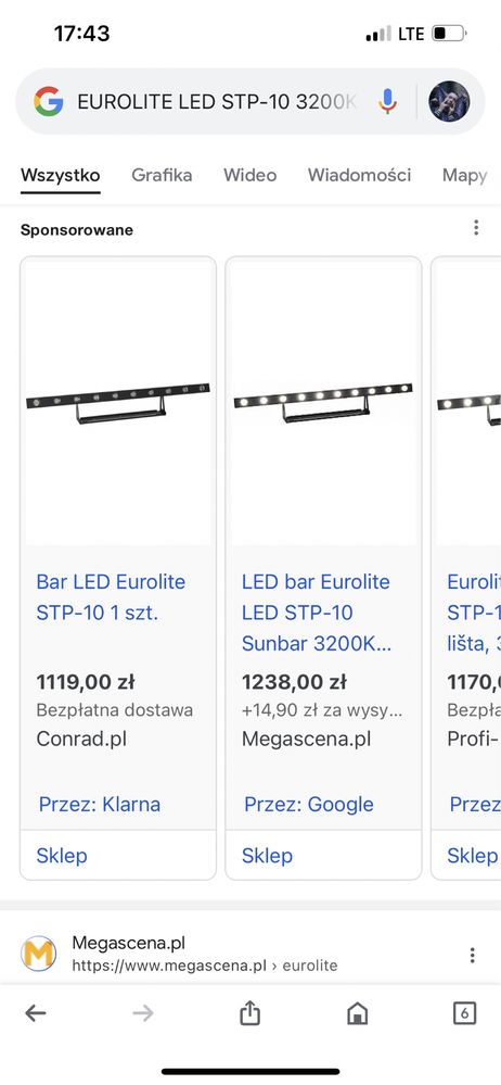 EUROLITE LED STP-10 3200K 10x3W Bar 25°