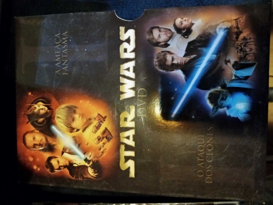 4 dvds STAR WARS ediçao especial
