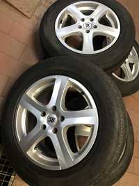 Alufelgi 5x114,3 7,5x 17 ET 47 opony Pirelli 225,65R17