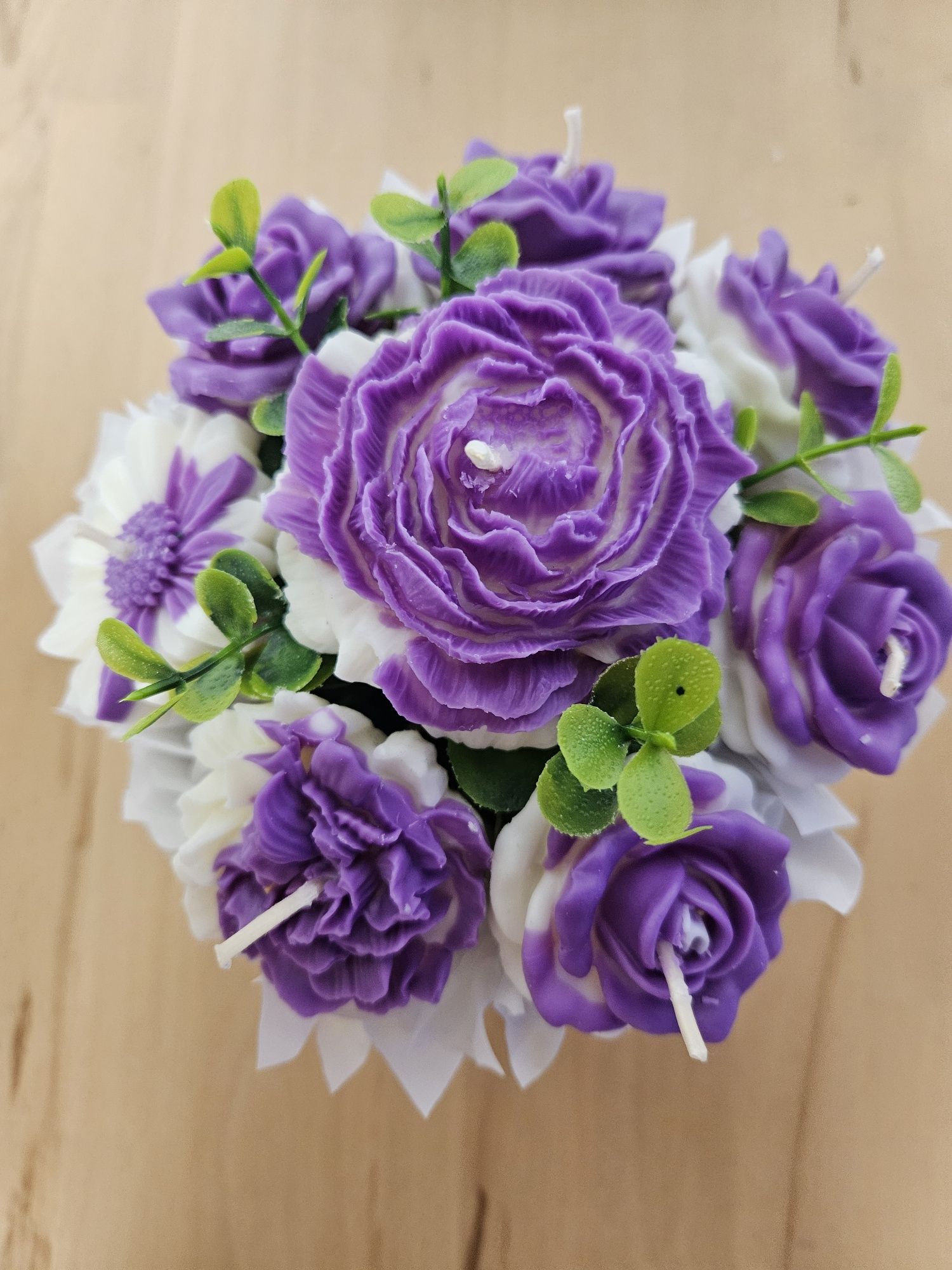 Flowerbox ze swiec sojowych