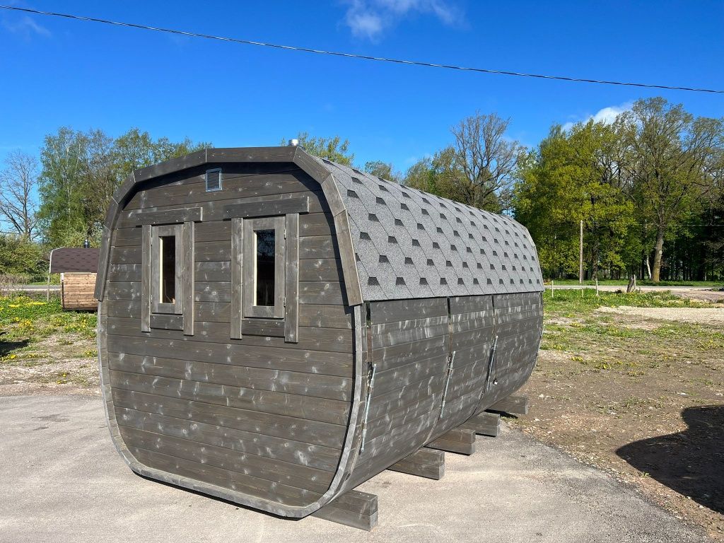 Sauna mobilna 4m na 2.2m z przedsionkiem