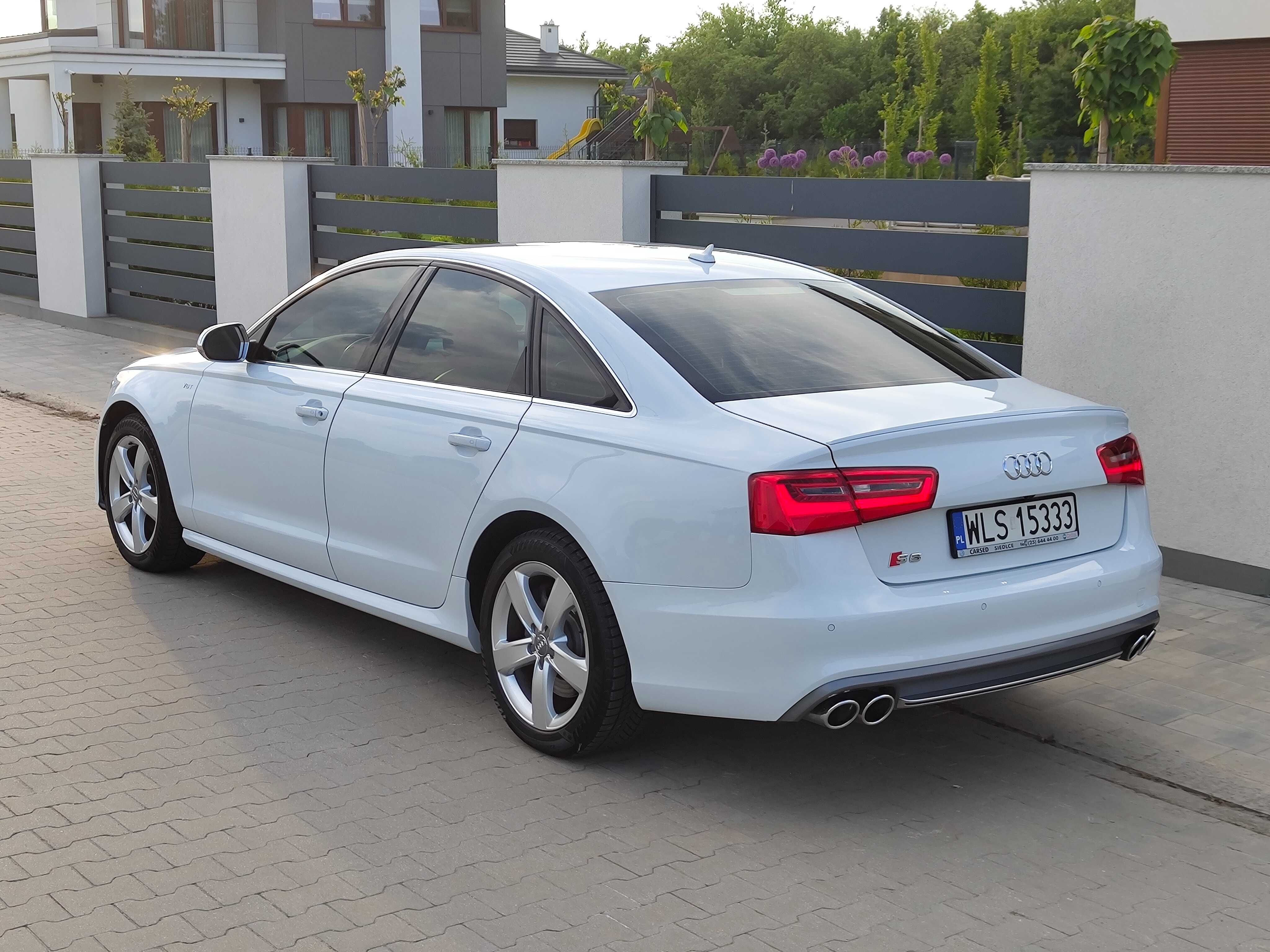 Audi A6 w pakiecie zewnętrznym S6, 3.0 TDI | 2014 | Biała Perła.