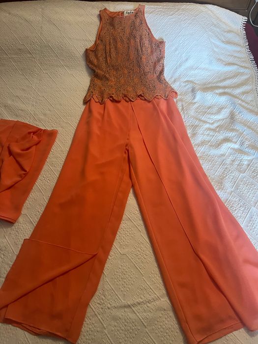 Conjunto salmão como novo