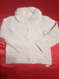 Sweterek dla dziewczynki r.98