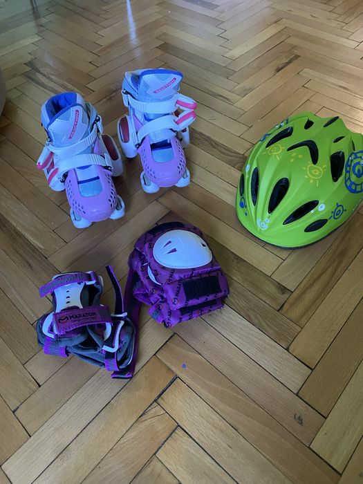 Ролики роликові ковзани reaction junior захист maraton