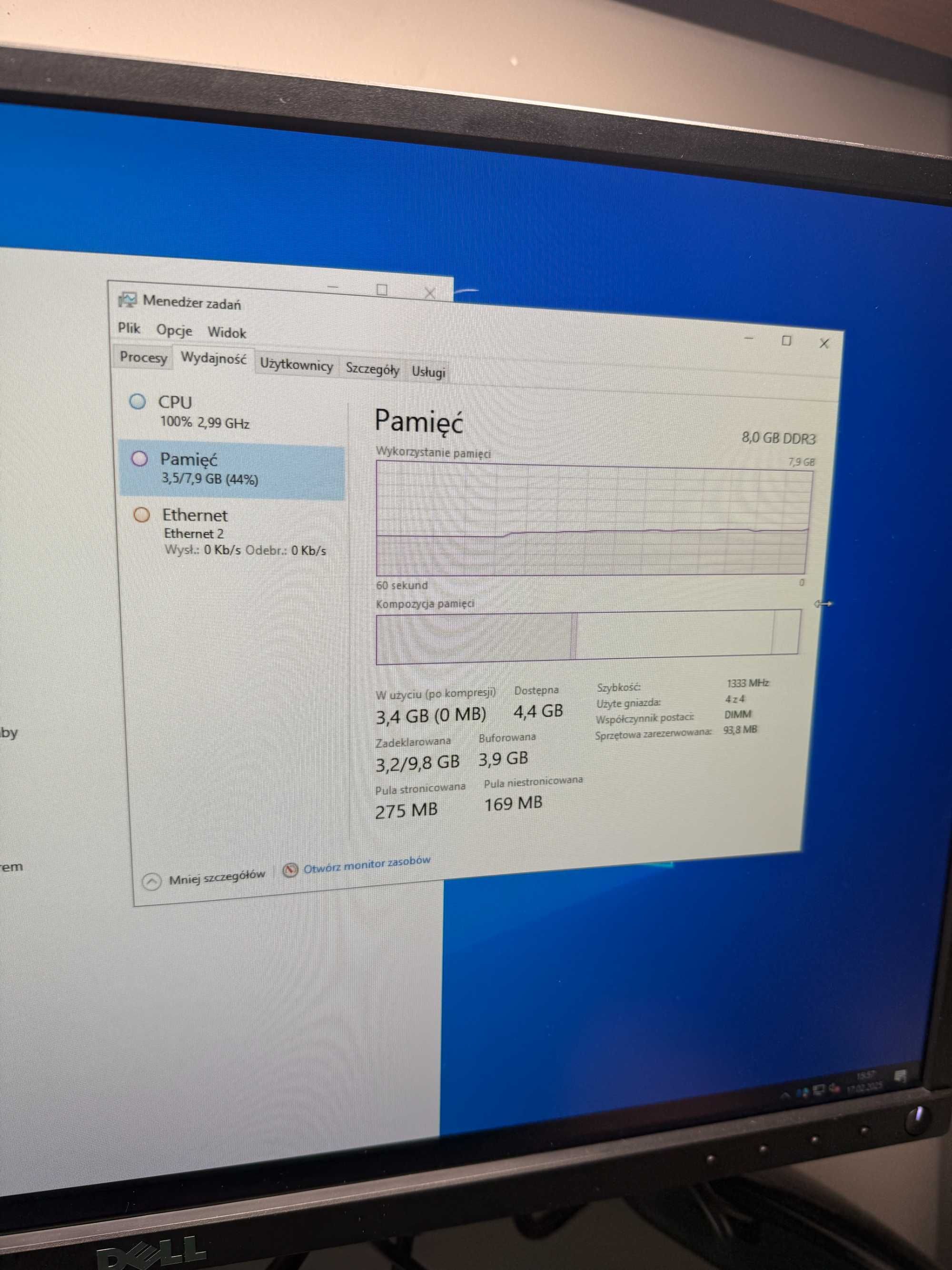 Serwer DELL T20 Intel G3220 8GB RAM SSD 240 GB
