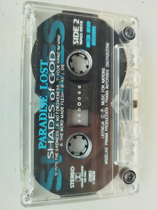 Paradise Lost Shades of God kaseta MMP death metal doom metal