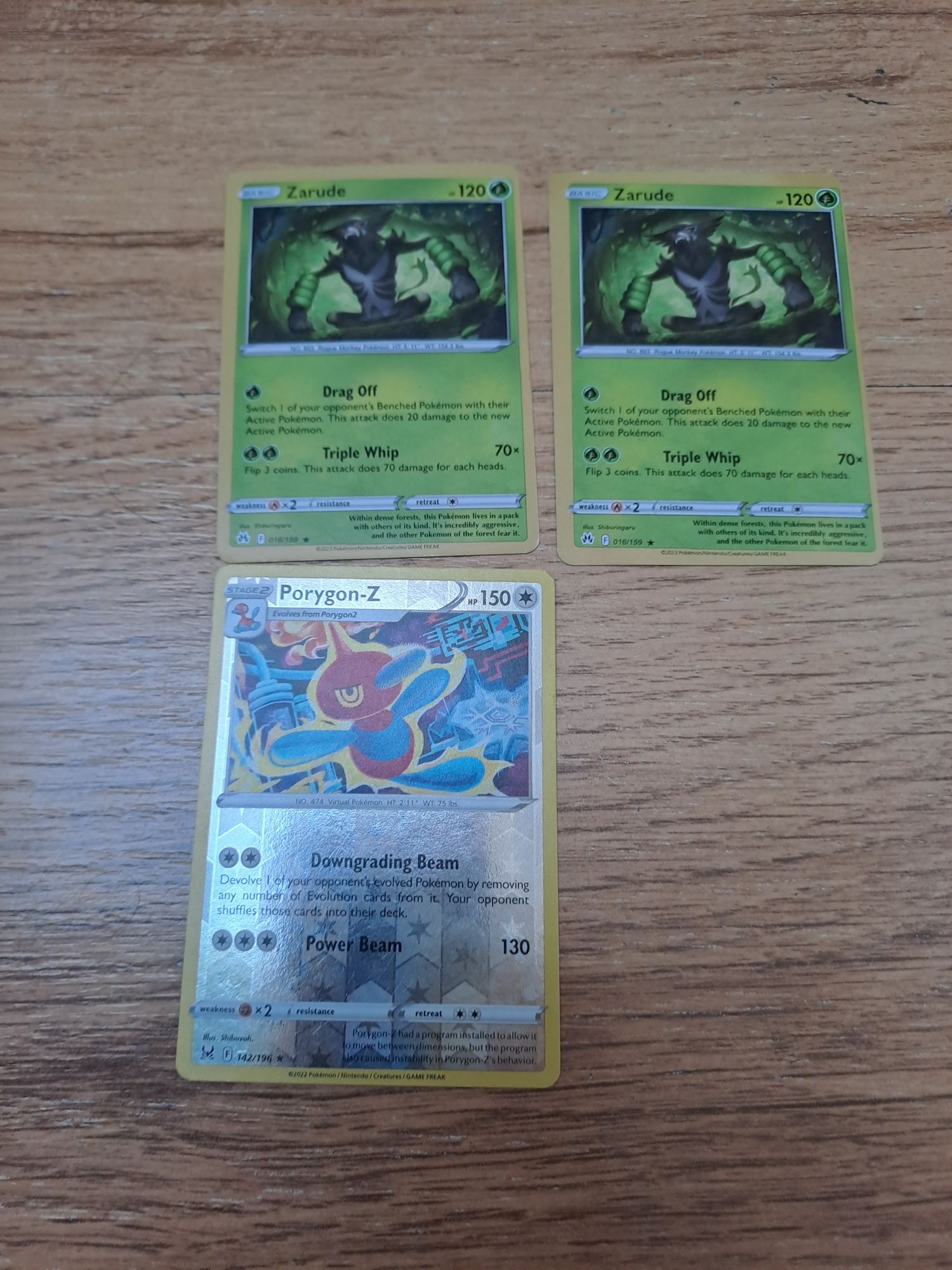 3 oryginalnych kart pokemon