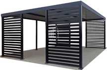 Carport Premium Wiata Samochodowa 5X5 Antracyt - Id944