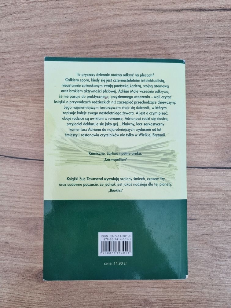 ,,Adrian Mole Męki dorastania" Sue Townsted