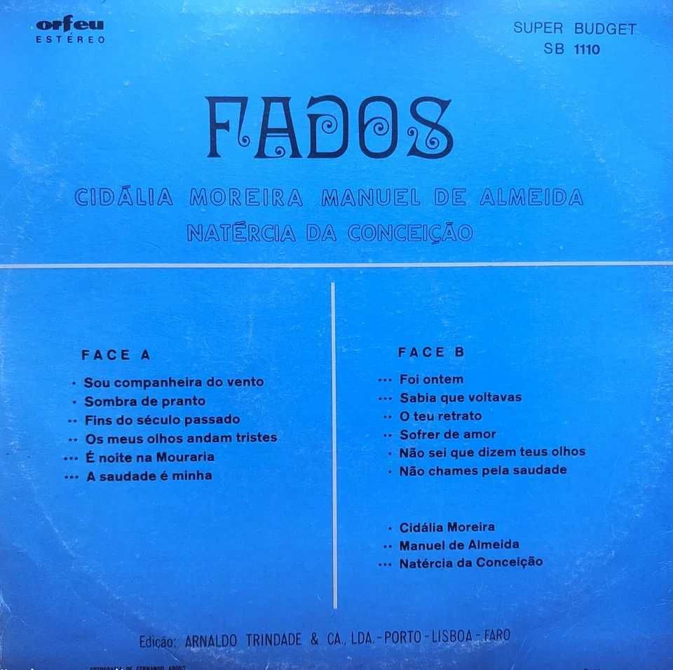 Cidália Moreira, Manuel De Almeida, Natércia Da Conceição – Fados LP