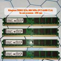 Оперативная память DIMM DDR2 2Gb, 1Gb