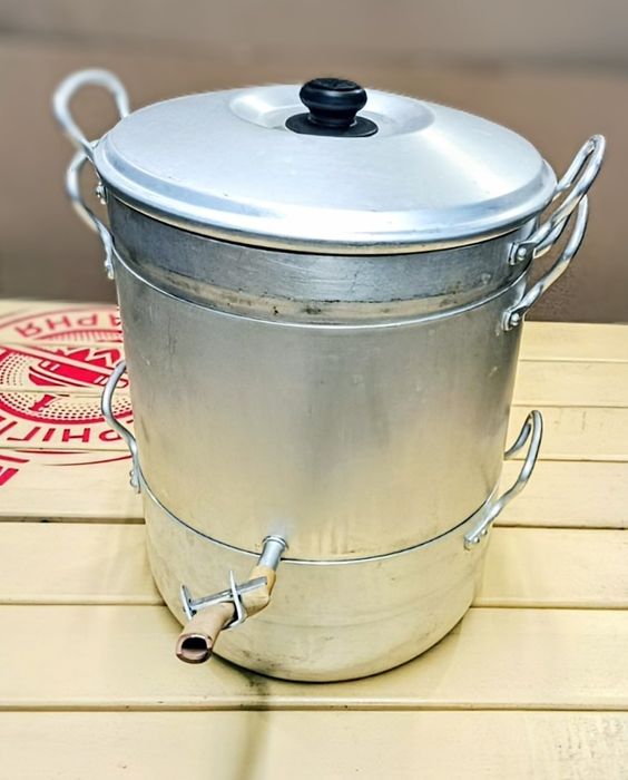 Соковарка алюминий. паровая