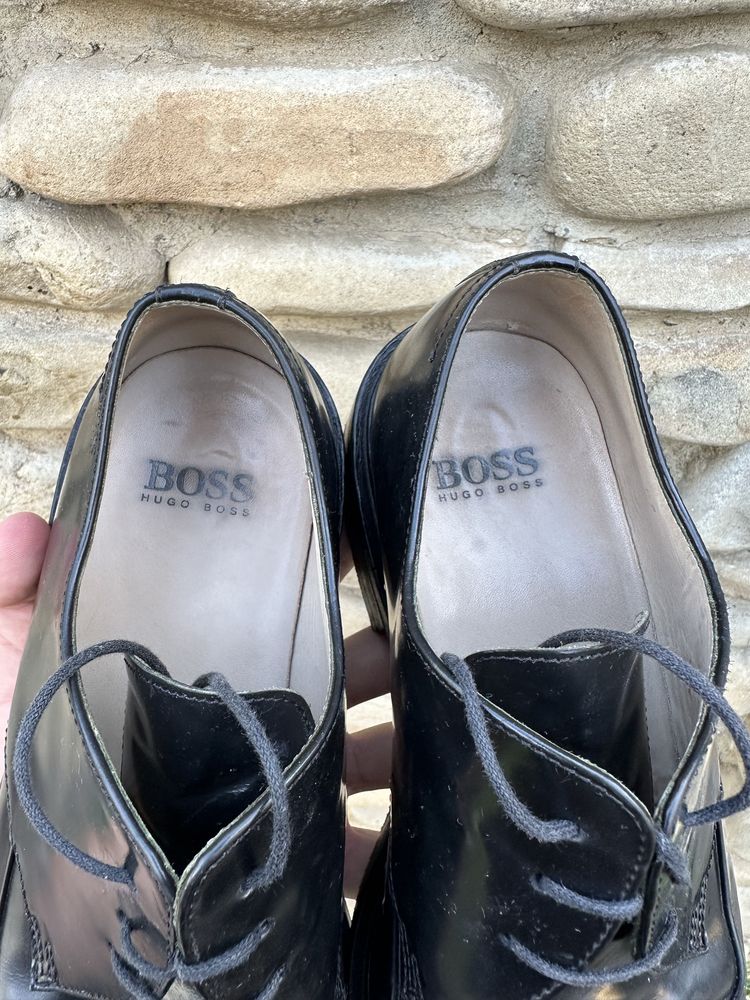 Мужские кожаные туфли HUGO BOSS/Hugo Boss/Чоловічі шкіряні туфлі Hugo