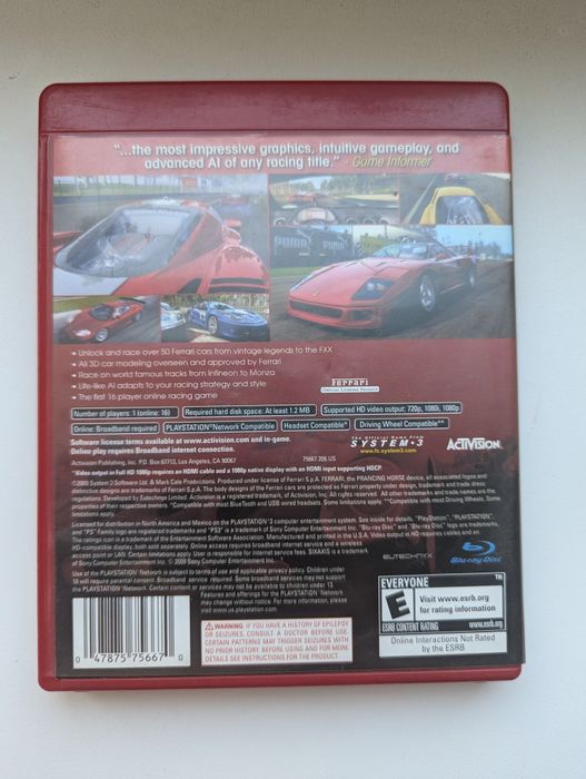 Ferrari Challenge ігри игры диски на PS3