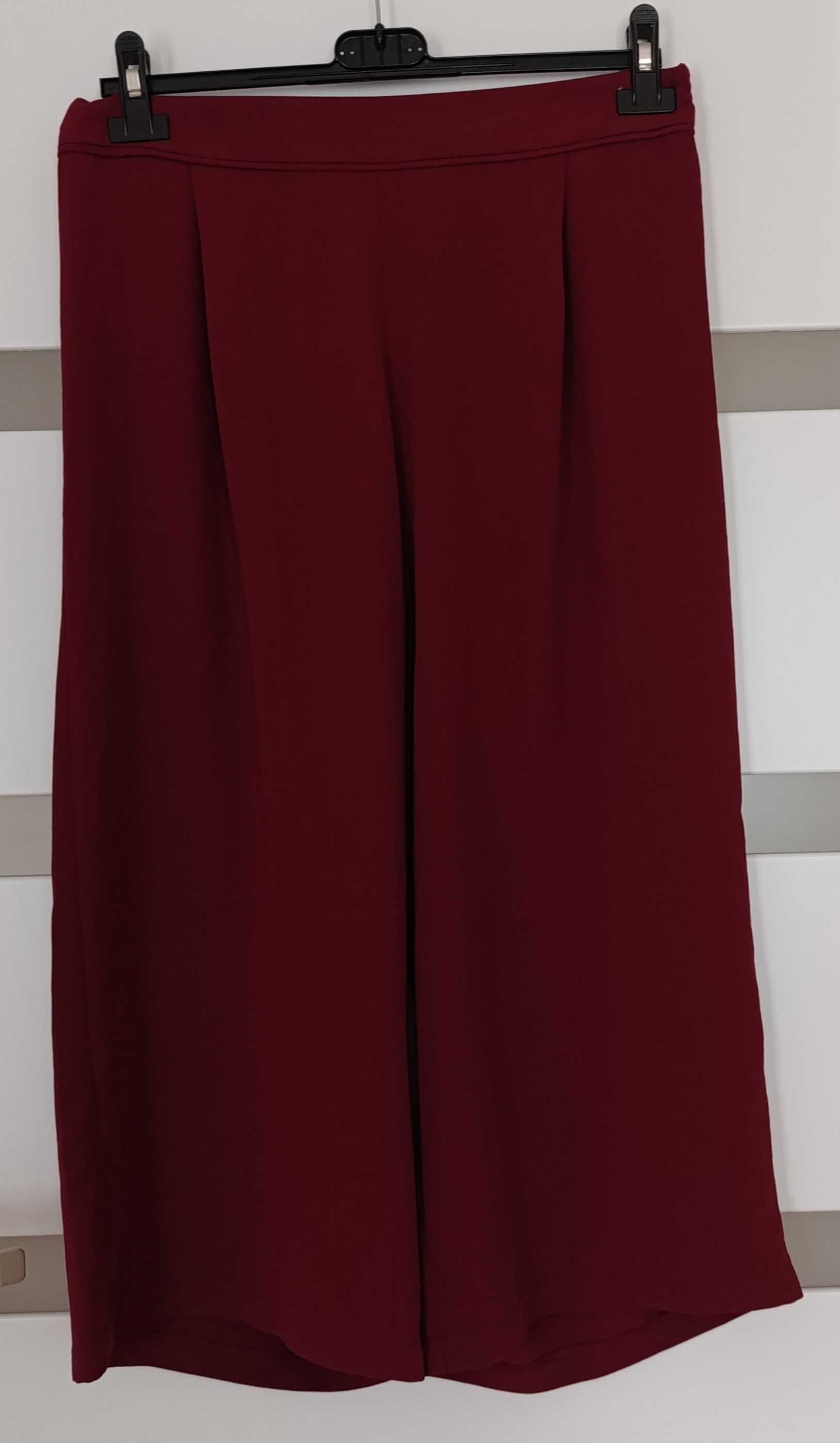 Bordowe kuloty na lato r. 38 (M)
