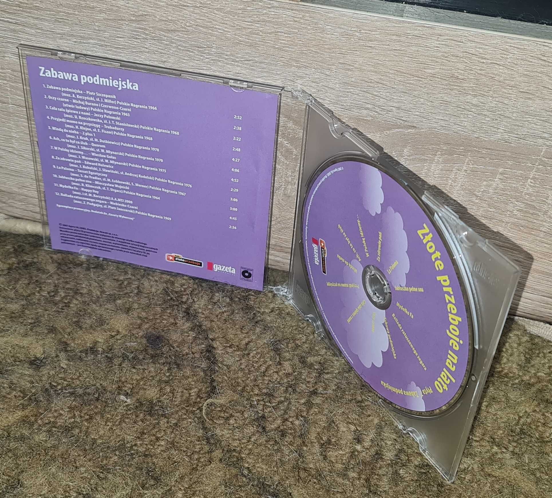 ZŁote Przeboje Na Lato / PŁYTA NR 7 Piosenki LAT 60,70,80  CD IDEALNA-