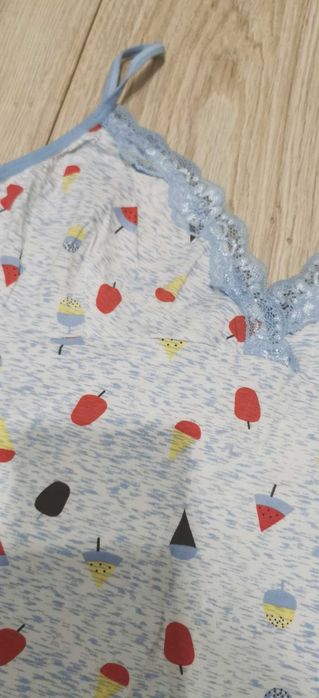 Koszula nocna Carry na szelkach, rozmiar M, motyw lody