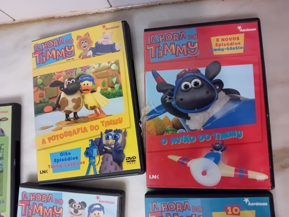 Conjunto de 5 Dvds Infantis A Hora do Timmy