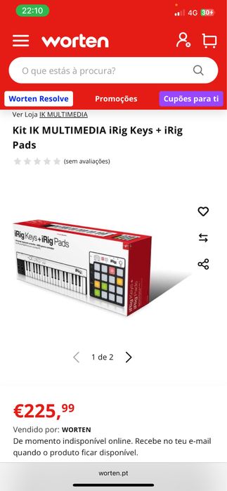 Kit IK MULTIMEDIA iRig Keys + iRig Pads