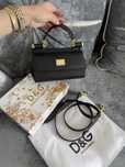 Черная маленькая сумка dolce gabbana sicily mini