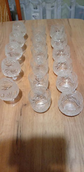 Kryształy PRL - 3 komplety