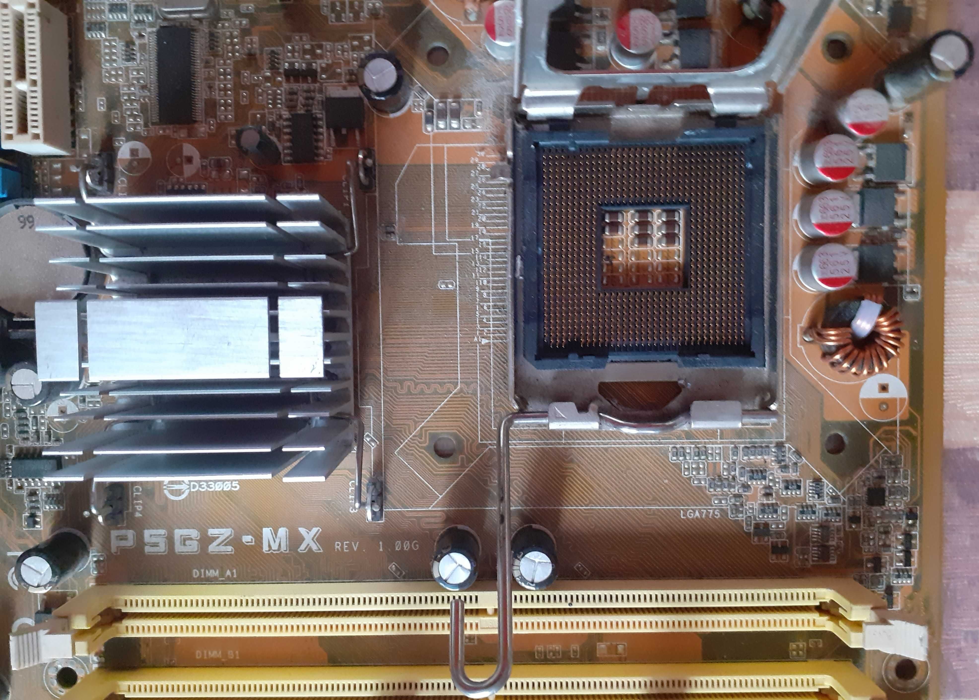 775 Asus P5GZ-MX + Intel Core 2 Duo E4400 Тест(читати опис)
