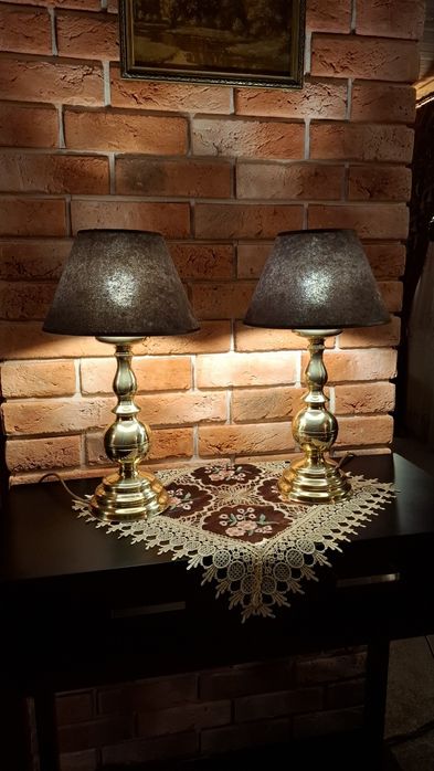 Abażury welurowe komplet 2 szt.