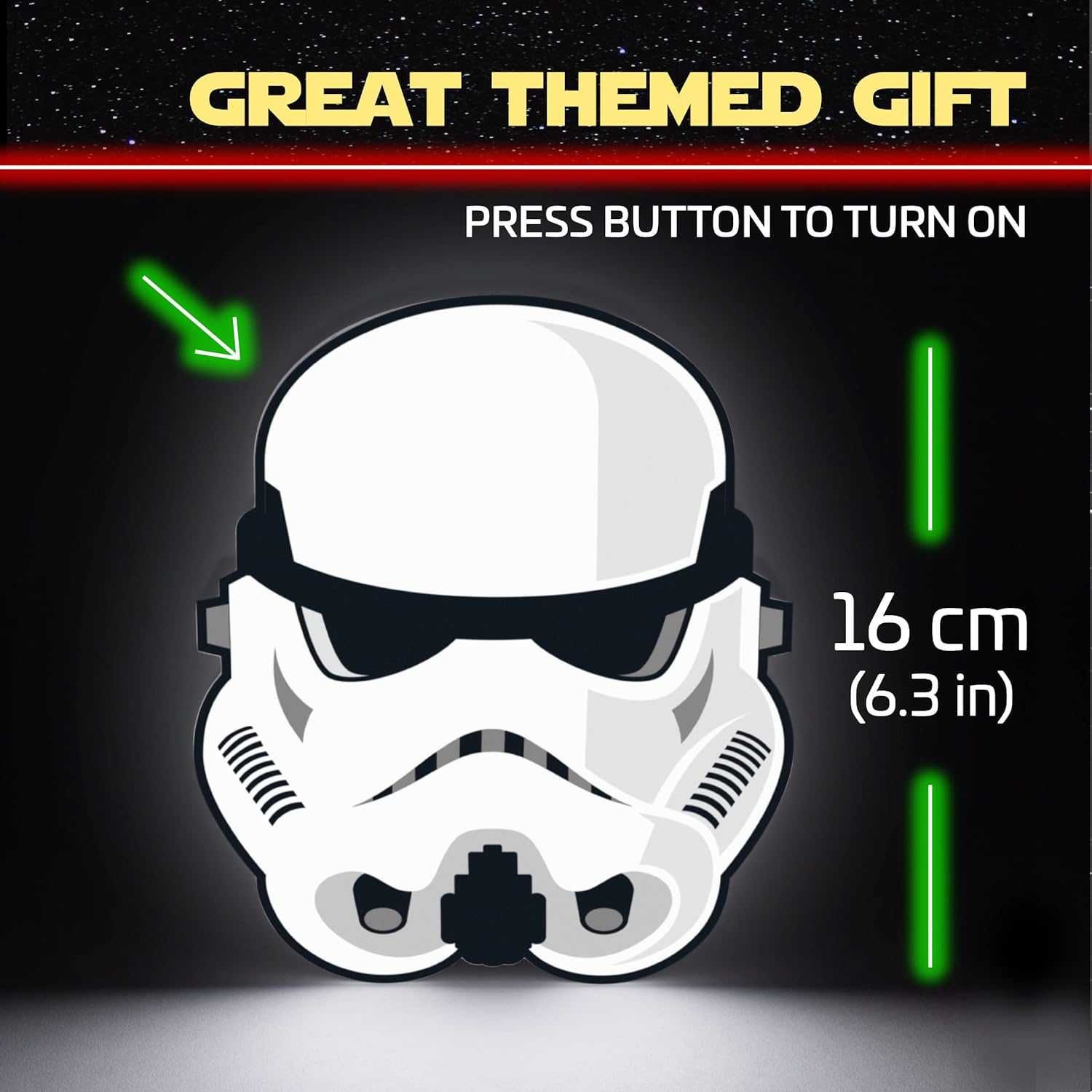 настільна лампа Lucas Film Paladone Star Wars Stormtrooper Night Light