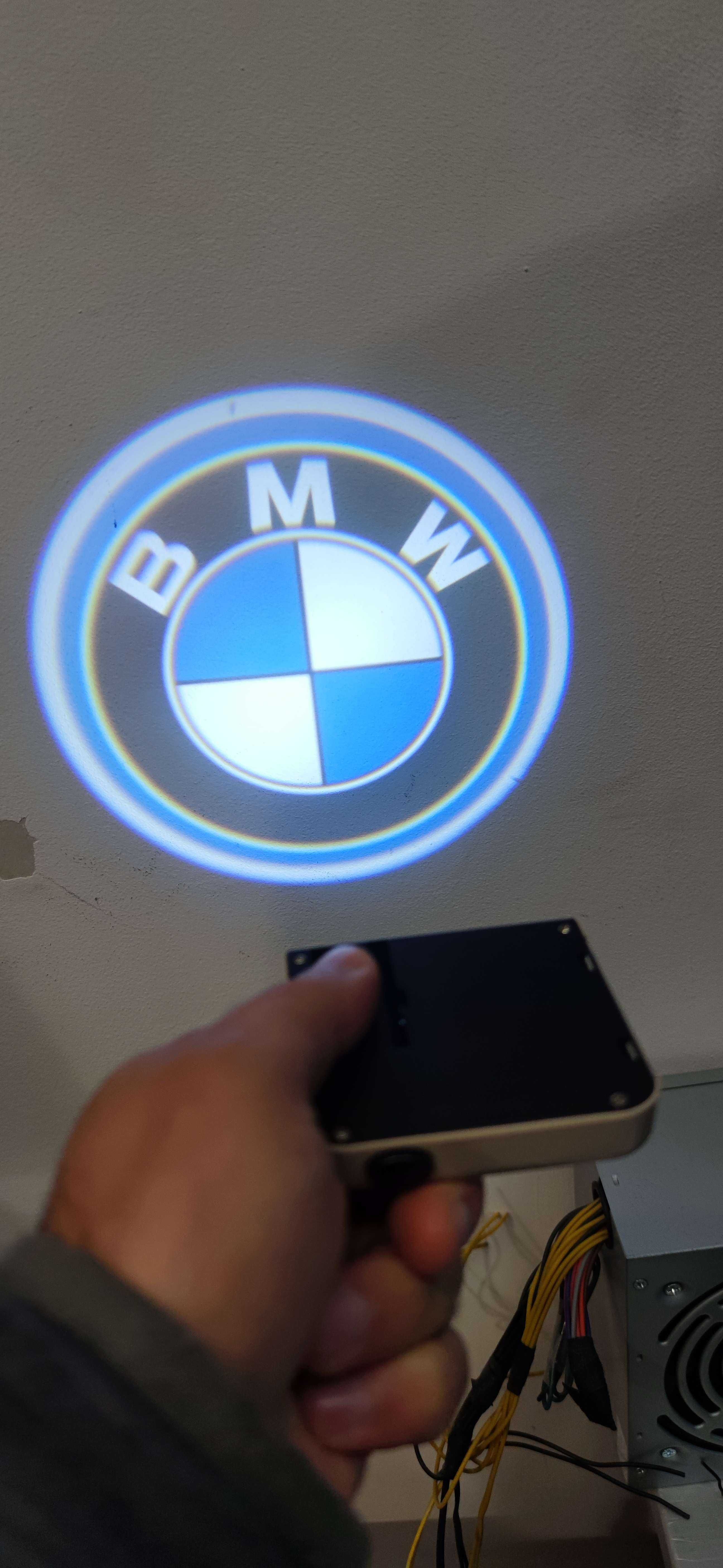 LED Logotipo BMW para porta – Projetor logotipo para carro - NOVO