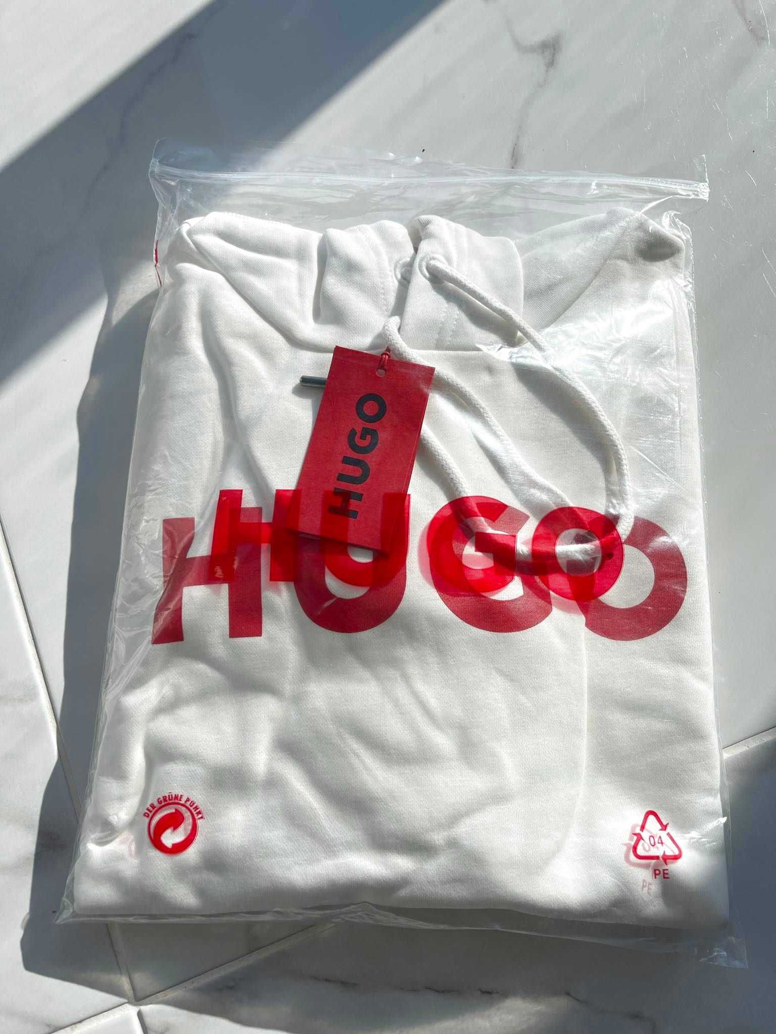 Nowa bluza Hugo boss biała r. XXL kaptur