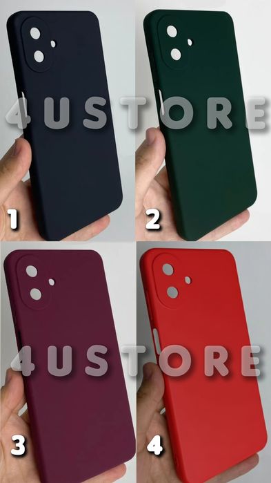 Чехол Silicone Case на Samsung A07 силиконовый софт тач чохол