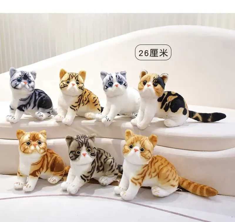 Мягкие игрушки кот, мягкая игрушка реалистичный кот Экзот