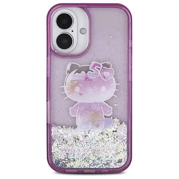 Hello Kitty HKHCP16SL50PPU iPhone 16/6.1" fioletowy/purple hardcase Li