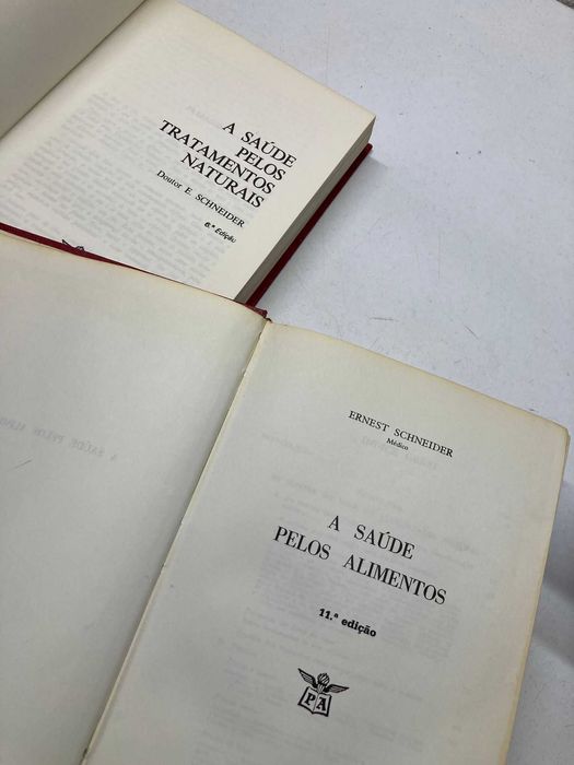 2 Livros- A Saúde Pelos Tratamentos Naturais e A Saúde Pelos Alimentos