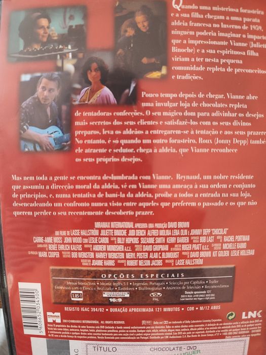 Pack DVDs Chocolate + As Paixões de Júlia Originais