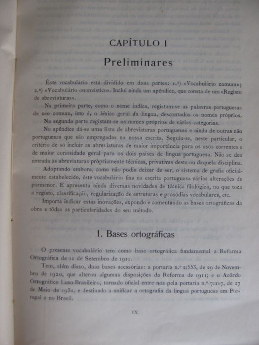 Vocabulário ortográfico da língua portuguesa.