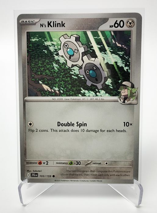 N's Klink 103/159 karta pokemon Journey Together