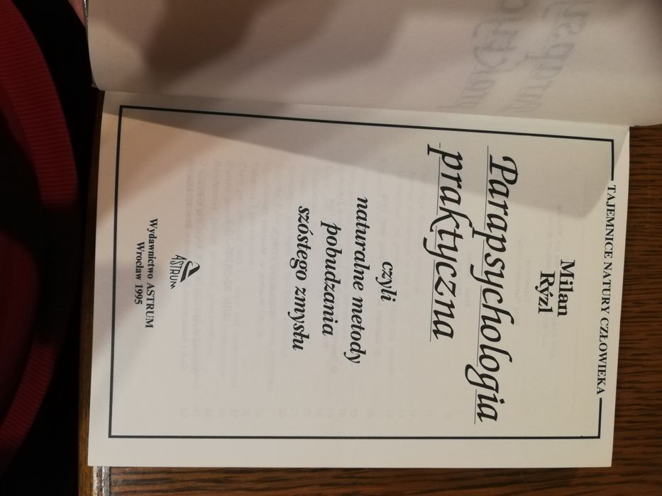 Parapsychologia praktyczna. Milan Ryzl