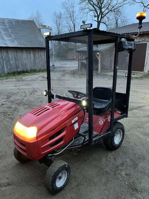 Traktorek kosiarka (sam) z kabiną